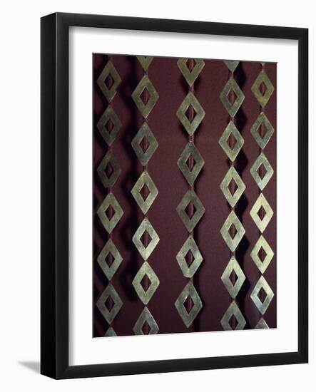 Paquettes Gold Rhomboids-null-Framed Giclee Print