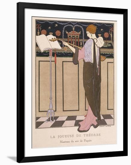 Paquin Evening Coat-Georges Barbier-Framed Photographic Print