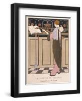 Paquin Evening Coat-Georges Barbier-Framed Photographic Print