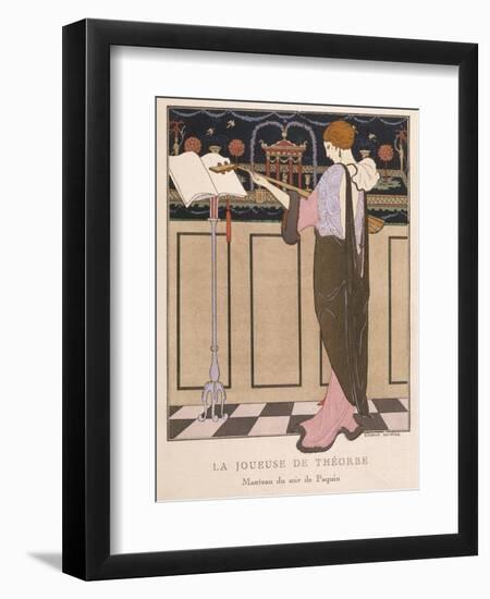 Paquin Evening Coat-Georges Barbier-Framed Photographic Print