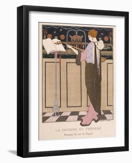 Paquin Evening Coat-Georges Barbier-Framed Photographic Print