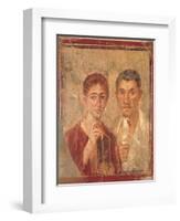 Paquius Proculus and His Wife (Terentius Neo and His Wife)-null-Framed Giclee Print