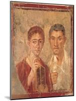 Paquius Proculus and His Wife (Terentius Neo and His Wife)-null-Mounted Giclee Print