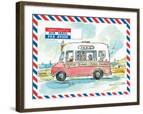 Par Avion II-Claire Fletcher-Framed Giclee Print