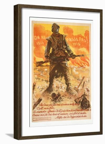 Par Deux Fois J'Ai Tenu Et Vaincu Sur La Marne-Maurice Neumont-Framed Art Print