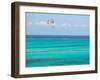 Para Sailing over Cable Beach, New Providence Island, Bahamas-Walter Bibikow-Framed Photographic Print