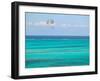 Para Sailing over Cable Beach, New Providence Island, Bahamas-Walter Bibikow-Framed Photographic Print
