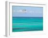 Para Sailing over Cable Beach, New Providence Island, Bahamas-Walter Bibikow-Framed Photographic Print