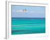 Para Sailing over Cable Beach, New Providence Island, Bahamas-Walter Bibikow-Framed Photographic Print