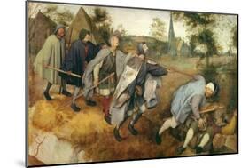Parable of the Blind, 1568-Pieter Bruegel the Elder-Mounted Giclee Print
