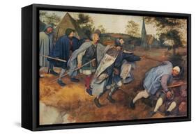 Parable of the Blind Leading the Blind, 1568-Pieter Bruegel the Elder-Framed Stretched Canvas