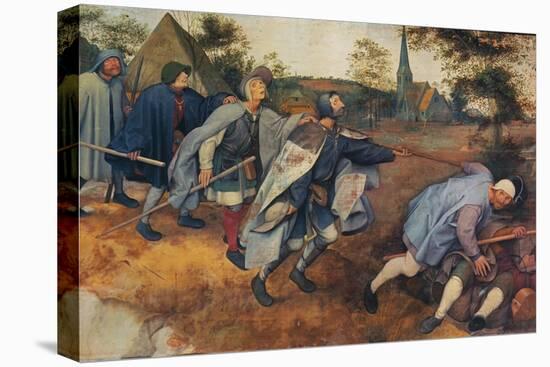 Parable of the Blind Leading the Blind, 1568-Pieter Bruegel the Elder-Stretched Canvas