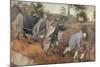 Parable of the Blind-Pieter Bruegel the Elder-Mounted Art Print