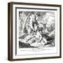 Parable of the good Samaritan, Gospel of Luke-Julius Schnorr von Carolsfeld-Framed Giclee Print