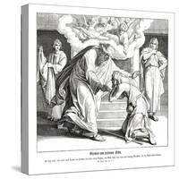 Parable of the good Samaritan, Gospel of Luke-Julius Schnorr von Carolsfeld-Stretched Canvas