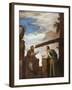 Parable of the Mot and the Beam-Domenico Fetti-Framed Art Print