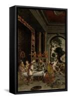 Parable of the Rich Man and Poor Lazarus-null-Framed Stretched Canvas