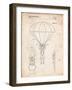 Parachute 1982 Patent-Cole Borders-Framed Art Print