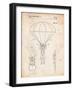 Parachute 1982 Patent-Cole Borders-Framed Art Print