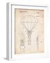 Parachute 1982 Patent-Cole Borders-Framed Art Print