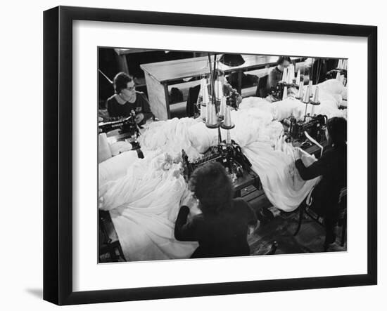 Parachute Factory WWII-Robert Hunt-Framed Photographic Print