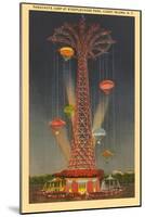 Parachute Jump Ride, Coney Island, New York City-null-Mounted Art Print