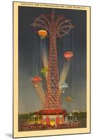 Parachute Jump Ride, Coney Island, New York City-null-Mounted Art Print
