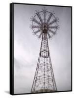 Parachute Jump Tower, Coney Island, Brooklyn, New York, USA-Walter Bibikow-Framed Stretched Canvas