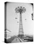 Parachute Ride at Coney Island-null-Stretched Canvas