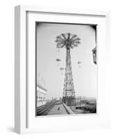 Parachute Ride at Coney Island-null-Framed Photographic Print