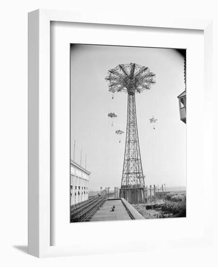 Parachute Ride at Coney Island-null-Framed Photographic Print