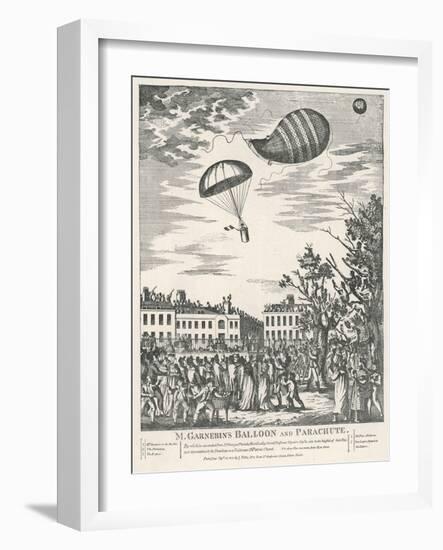 Parachute-null-Framed Art Print