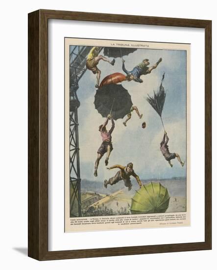 Parachute-null-Framed Art Print