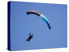 Parachuter, Omarama, North Otago, South Island, New Zealand-David Wall-Stretched Canvas