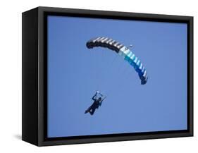 Parachuter, Omarama, North Otago, South Island, New Zealand-David Wall-Framed Stretched Canvas