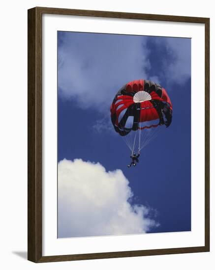 Parachuting-null-Framed Premium Photographic Print