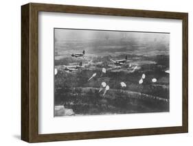 Parachutists in Training-null-Framed Photographic Print