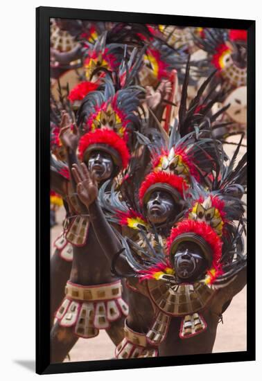 Parade at Dinagyang Festival, City of Iloilo, Philippines-Keren Su-Framed Photographic Print