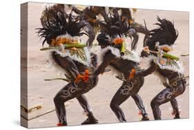 Parade at Dinagyang Festival, City of Iloilo, Philippines-Keren Su-Stretched Canvas