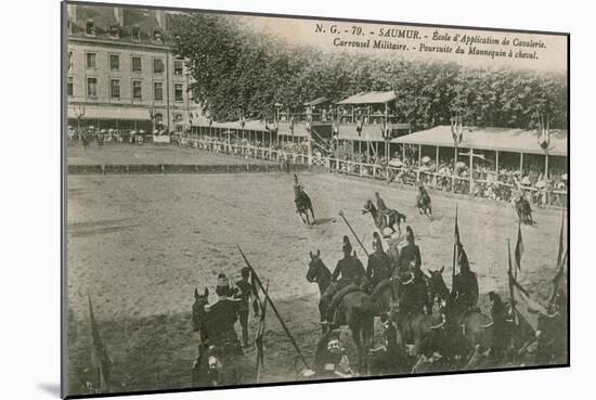 Parade at the Cavalry School in Saumur. Postcard Sent in 1913-French Photographer-Mounted Giclee Print