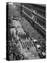 Parade at the Cenotaph, Martin Place, Sydney, New South Wales, 1945 or 1946-null-Stretched Canvas