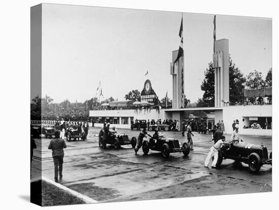 Parade at the Italian Grand Prix, Monza, 1933-null-Stretched Canvas