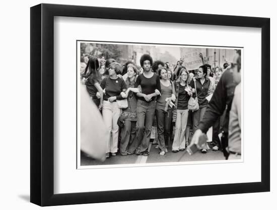 Parade Down Fifth Avenue on the 50th Anniversary of the Passage of the 19th Amendment-John Olson-Framed Photographic Print