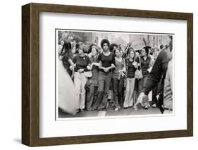 Parade Down Fifth Avenue on the 50th Anniversary of the Passage of the 19th Amendment-John Olson-Framed Photographic Print