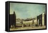 Parade for Feast of Ascension in Piazza San Marco-Francesco Guardi-Framed Stretched Canvas