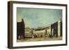 Parade for Feast of Ascension in Piazza San Marco-Francesco Guardi-Framed Giclee Print