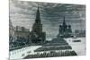 Parade in Red Square, December 1947, Moscow, Russia-null-Mounted Giclee Print
