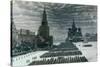 Parade in Red Square, December 1947, Moscow, Russia-null-Stretched Canvas