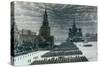 Parade in Red Square, December 1947, Moscow, Russia-null-Stretched Canvas