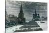 Parade in Red Square, December 1947, Moscow, Russia-null-Stretched Canvas